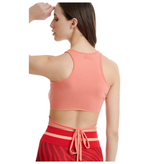 Bodytalk Γυναικεία αμάνικη μπλούζα crop